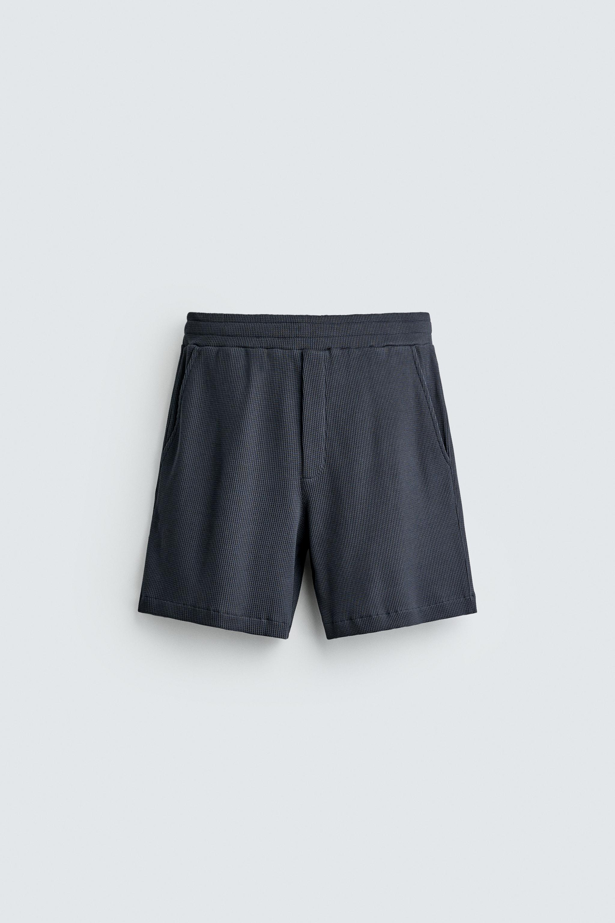 WAFFLE TEXTURE JOGGER SHORTS